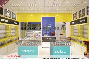 Các mẫu thiết kế cửa hàng điện thoại tại Bắc Giang
